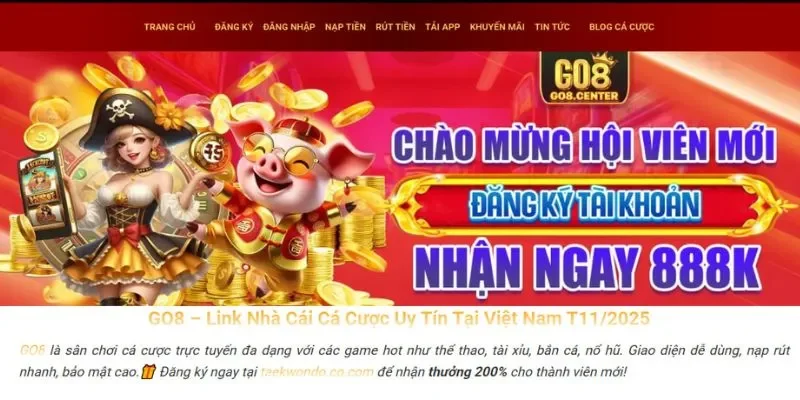 Lưu ý chỉ truy cập link Vào GO8 Chính thức duy nhất - nekokoro.info